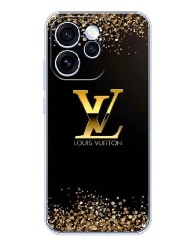 Чехол для OPPO Reno 15 Pro с картинкой «LV — золотые искры» Чехол для OPPO Reno 15 Pro с картинкой «LV — золотые искры»