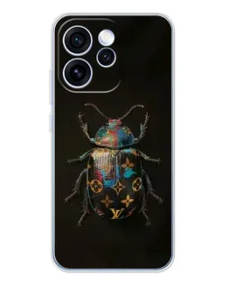 Чехол для OPPO Reno 15 Pro с картинкой «LV — мраморный принт»
