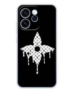 Чехол для OPPO Reno 15 Pro с картинкой «Цветочная монограмма»