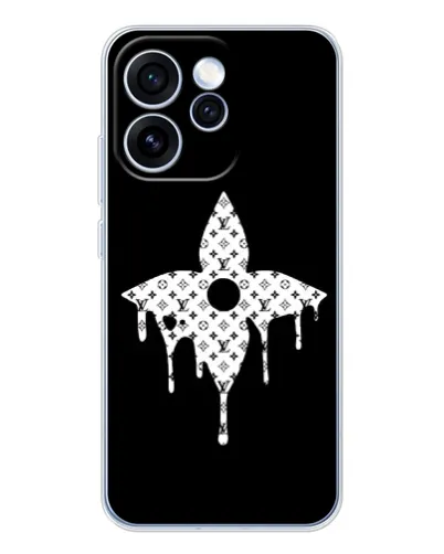 Чехол для OPPO Reno 15 Pro с картинкой «Цветочная монограмма» Чехол для OPPO Reno 15 Pro с картинкой «Цветочная монограмма»