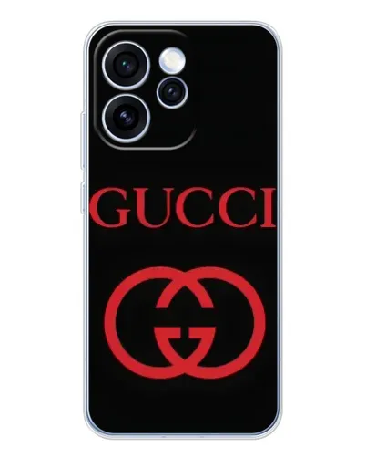 Чехол для OPPO Reno 15 Pro с картинкой «Gucci — красный логотип» Чехол для OPPO Reno 15 Pro с картинкой «Gucci — красный логотип»