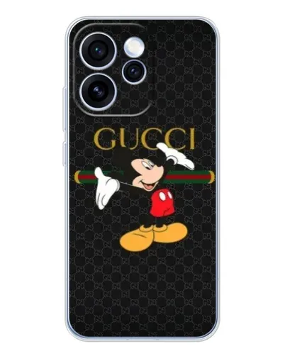 Чехол для OPPO Reno 15 Pro с картинкой «Микки Маус Gucci» Чехол для OPPO Reno 15 Pro с картинкой «Микки Маус Gucci»