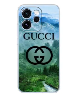 Чехол для OPPO Reno 15 Pro с картинкой «Gucci — горный пейзаж»