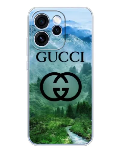 Чехол для OPPO Reno 15 Pro с картинкой «Gucci — горный пейзаж» Чехол для OPPO Reno 15 Pro с картинкой «Gucci — горный пейзаж»