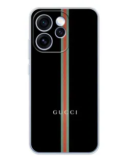 Чехол для OPPO Reno 15 Pro с картинкой «Gucci — строгая линия»
