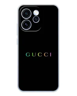 Чехол для OPPO Reno 15 Pro с картинкой «Gucci — неоновый минимализм»