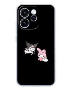 Чохол для OPPO Reno 15 Pro з картинкою «My Melody та Kuromi» Чохол для OPPO Reno 15 Pro з картинкою «My Melody та Kuromi»
