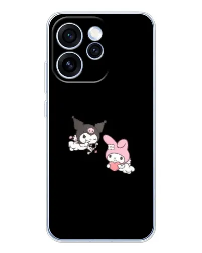 Чохол для OPPO Reno 15 Pro з картинкою «My Melody та Kuromi»