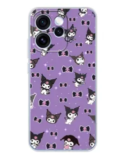 Чохол для OPPO Reno 15 Pro з картинкою «Kuromi — патерн» Чохол для OPPO Reno 15 Pro з картинкою «Kuromi — патерн»