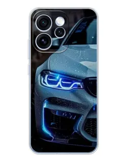Чохол для OPPO Reno 15 Pro з картинкою «Погляд BMW з синіми фарами» Чохол для OPPO Reno 15 Pro з картинкою «Погляд BMW з синіми фарами»