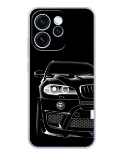 Чохол для OPPO Reno 15 Pro з картинкою «Темний силует BMW»