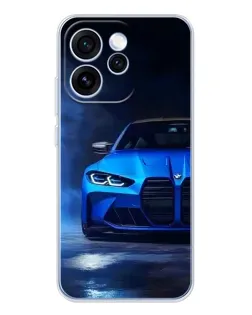 Чохол для OPPO Reno 15 Pro з картинкою «Блакитна BMW M4»