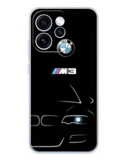 Чохол для OPPO Reno 15 Pro з картинкою «Мінімалістичний принт BMW M3»