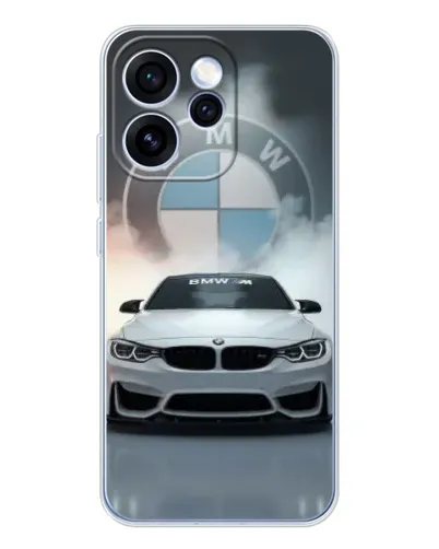 Чехол для OPPO Reno 15 Pro с картинкой «BMW в белом дыму» Чехол для OPPO Reno 15 Pro с картинкой «BMW в белом дыму»