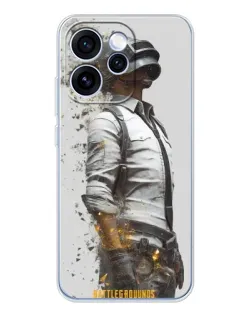 Чохол для OPPO Reno 15 Pro з картинкою «PUBG — боєць у пилу»