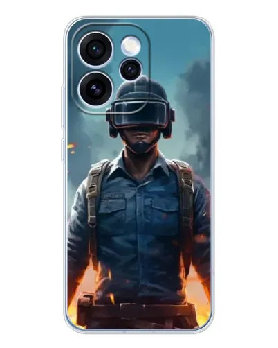 Чохол для OPPO Reno 15 Pro з картинкою «PUBG — реалістичний герой»