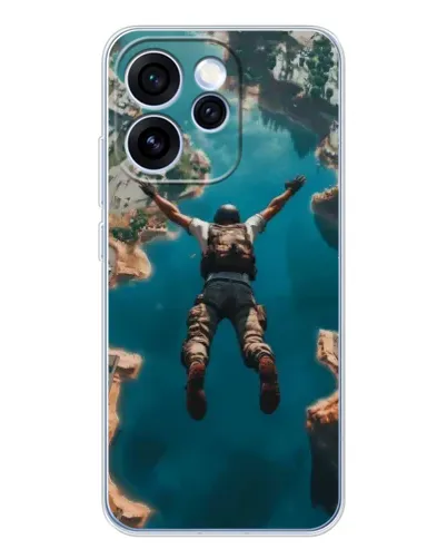 Чохол для OPPO Reno 15 Pro з картинкою «PUBG — вільне падіння»