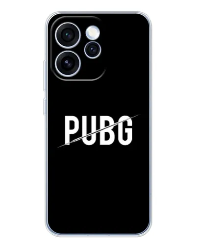 Чохол для OPPO Reno 15 Pro з картинкою «PUBG — білий логотип»