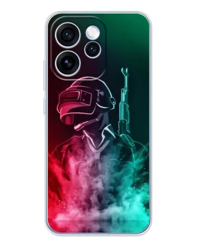 Чохол для OPPO Reno 15 Pro з картинкою «PUBG — вогняний воїн»