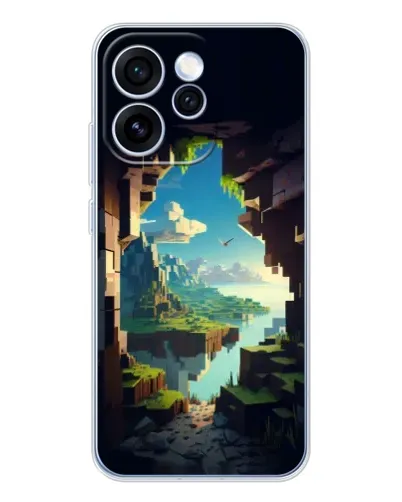 Чехол для OPPO Reno 15 Pro с картинкой «Вид из пещеры»