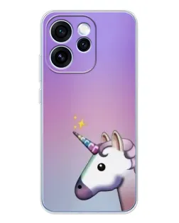 Чехол для OPPO Reno 15 Pro с картинкой «Единорог градиент» Чехол для OPPO Reno 15 Pro с картинкой «Единорог градиент»
