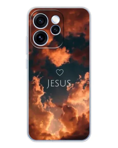 Чехол для OPPO Reno 15 Pro с картинкой «Сияние Имени Jesus»