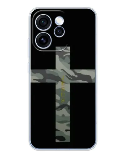 Чехол для OPPO Reno 15 Pro с картинкой «Милитари Крест»