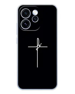 Чехол для OPPO Reno 15 Pro с картинкой «Тонкий крест» Чехол для OPPO Reno 15 Pro с картинкой «Тонкий крест»