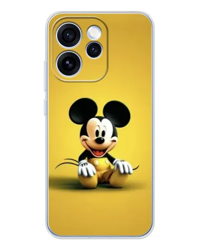 Чохол для OPPO Reno 15 Pro з картинкою «Міккі на жовтому»