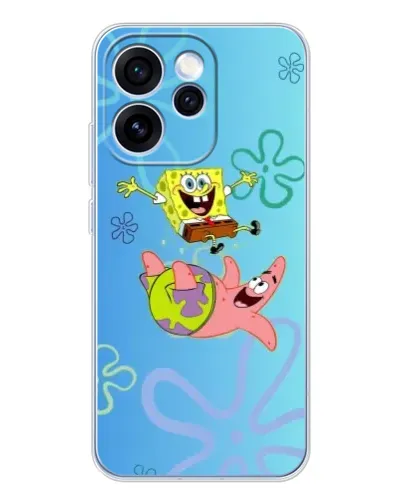 Чехол для OPPO Reno 15 Pro с картинкой «Спанч Боб и Патрик» Чехол для OPPO Reno 15 Pro с картинкой «Спанч Боб и Патрик»