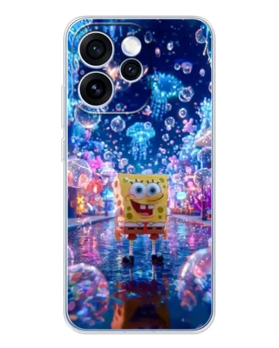 Чехол для OPPO Reno 15 Pro с картинкой «Неоновый океан» Чехол для OPPO Reno 15 Pro с картинкой «Неоновый океан»