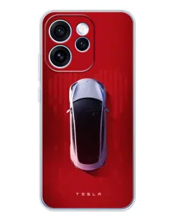 Чохол для OPPO Reno 15 Pro з картинкою «Tesla Top View» Чохол для OPPO Reno 15 Pro з картинкою «Tesla Top View»