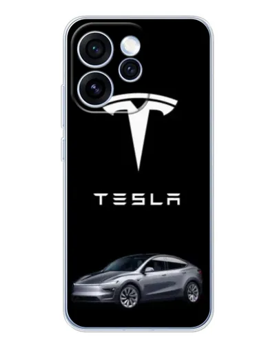 Чехол для OPPO Reno 15 Pro с картинкой «Tesla Model Y» Чехол для OPPO Reno 15 Pro с картинкой «Tesla Model Y»