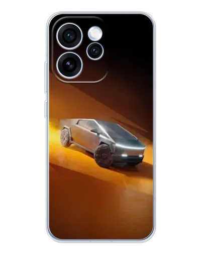Чехол для OPPO Reno 15 Pro с картинкой «Cybertruck в пустыне» Чехол для OPPO Reno 15 Pro с картинкой «Cybertruck в пустыне»