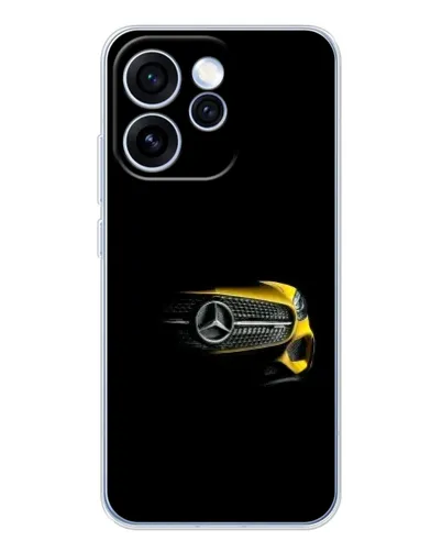 Чехол для OPPO Reno 15 Pro с картинкой «Mercedes — ретро стиль»