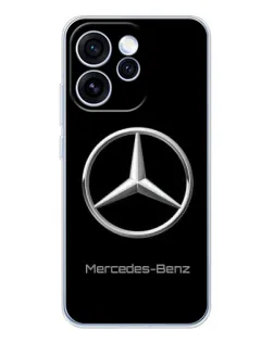 Чехол для OPPO Reno 15 Pro с картинкой «Mercedes Silver Logo»
