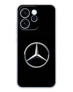 Чехол для OPPO Reno 15 Pro с картинкой «Mercedes классический лого»