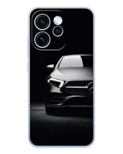 Чехол для OPPO Reno 15 Pro с картинкой «Свет фар Mercedes»