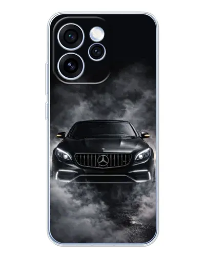 Чехол для OPPO Reno 15 Pro с картинкой «Mercedes в дыму»