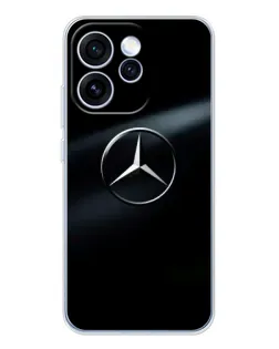 Чехол для OPPO Reno 15 Pro с картинкой «Mercedes на металле»