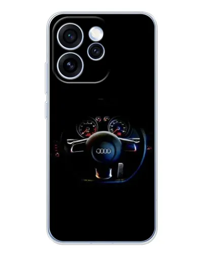 Чохол для OPPO Reno 15 Pro з картинкою «Салон Audi — кермо»