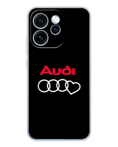 Чохол для OPPO Reno 15 Pro з картинкою «Логотип Audi Heart»