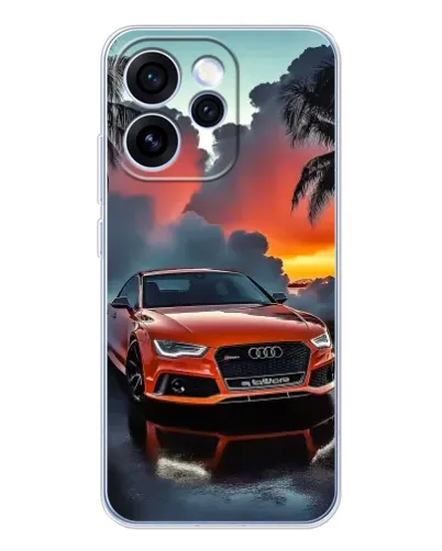 Чохол для OPPO Reno 15 Pro з картинкою «Audi — захід сонця»