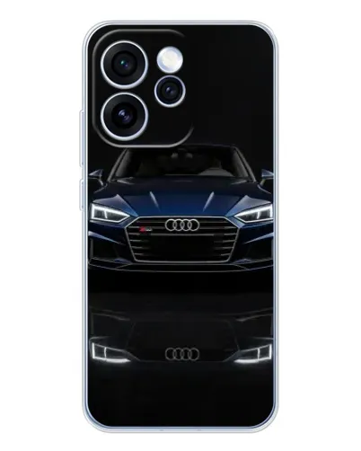 Чохол для OPPO Reno 15 Pro з картинкою «Audi — нічне відображення»