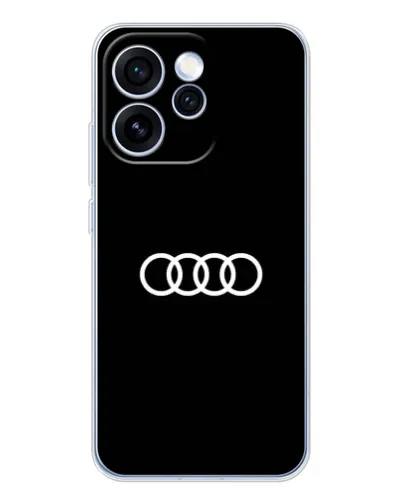 Чохол для OPPO Reno 15 Pro з картинкою «Audi White Logo»