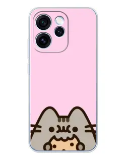 Чохол для OPPO Reno 15 Pro з картинкою «Pusheen та печиво»