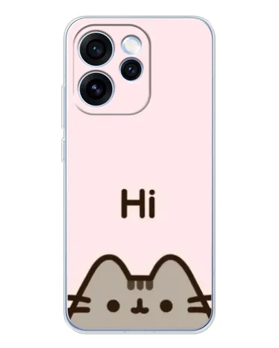 Чохол для OPPO Reno 15 Pro з картинкою «Пушин каже Hi»