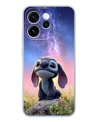 Чехол для OPPO Reno 15 Pro с картинкой «Стич на рассвете»