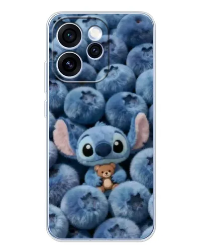 Чехол для OPPO Reno 15 Pro с картинкой «Стич и голубика»