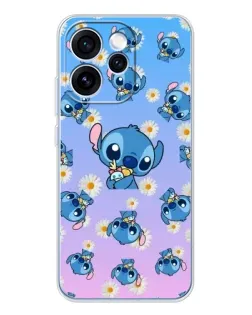 Чехол для OPPO Reno 15 Pro с картинкой «Паттерн со Стичем»